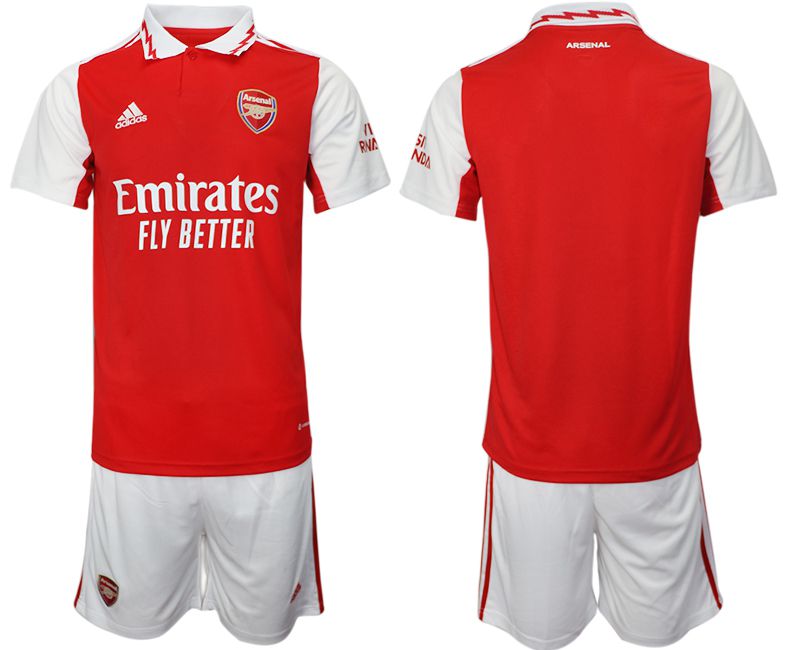 Men 2022-2023 Club Arsenal home red blank Soccer Jersey